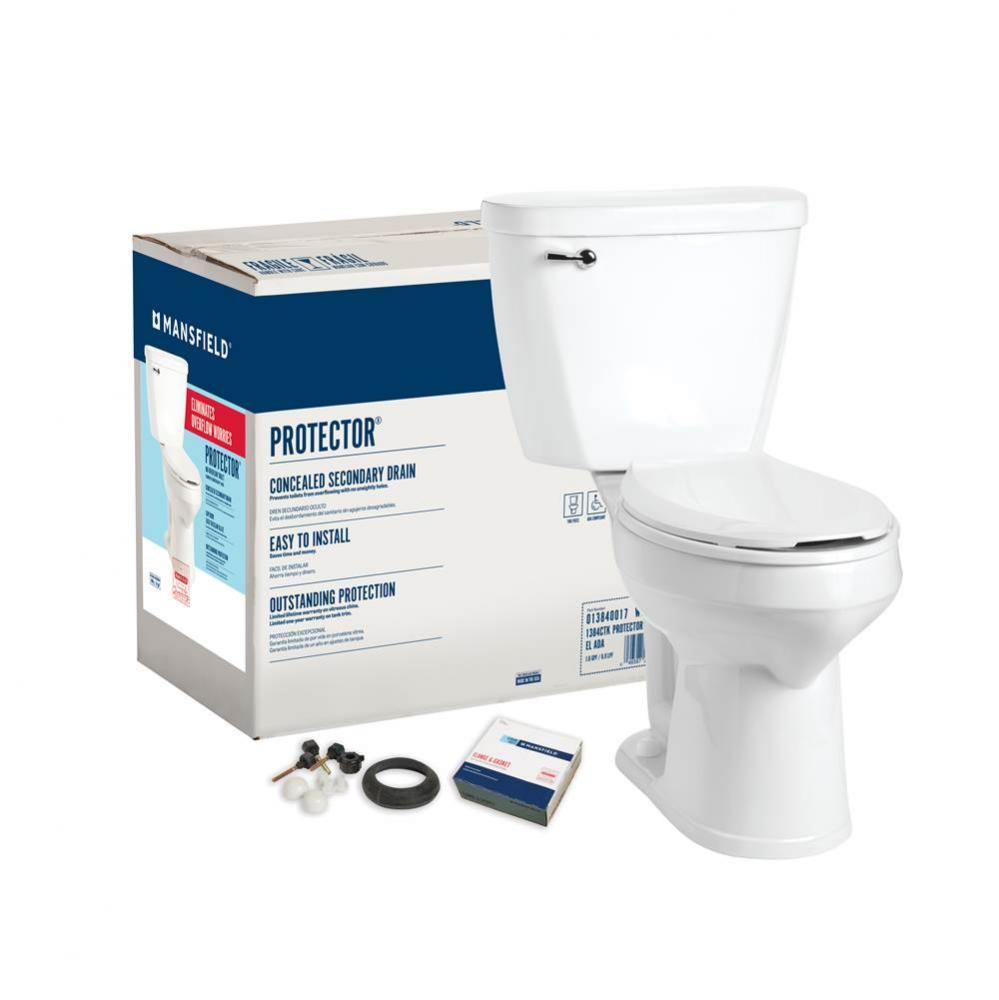 Protector 1.6 Elongated SmartHeight Complete Toilet Kit