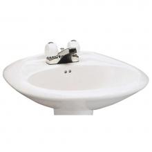 Mansfield Plumbing 348100040 - LAV 348 1H WHT