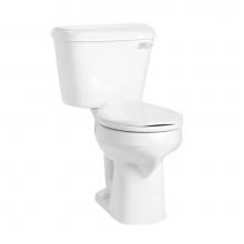 Mansfield Plumbing 117-173RHWHT - Alto 1.6 Round SmartHeight Toilet Combination