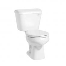 Mansfield Plumbing 131-173RHWHT - Alto 1.6 Round 10'' Rough-In Toilet Combination