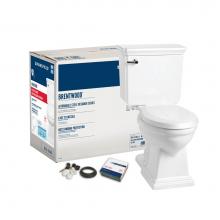 Mansfield Plumbing 041470017 - Brentwood 1.6 Elongated SmartHeight Complete Toilet Kit