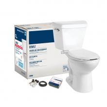 Mansfield Plumbing 029160017 - Denali 1.28 Elongated SmartHeight Complete Toilet Kit
