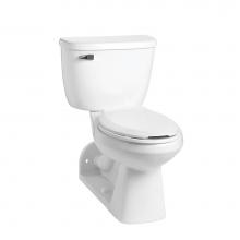 Mansfield Plumbing 151-153WHT - QuantumOne 1.0 Elongated SmartHeight Rear-Outlet Floor-Mount Toilet Combination