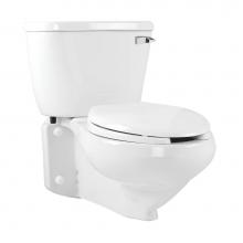 Mansfield Plumbing 144-123RHWHT - Quantum 1.6 Elongated Rear-Outlet Wall-Mount Toilet Combination