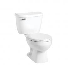Mansfield Plumbing 146-155WHT - Quantum 1.28 Round Toilet Combination