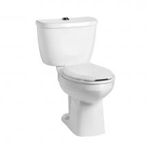 Mansfield Plumbing 148-10-122WHT - Quantum 1.6 Elongated SmartHeight 10'' Rough-In Toilet Combination
