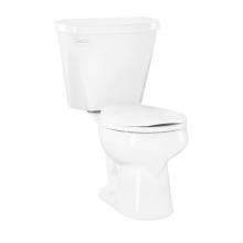 Mansfield Plumbing 380-376WHT - Summit Pro 1.6 Round Toilet Combination