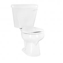 Mansfield Plumbing 380-377RHWHT - Summit Pro 1.28 Round Toilet Combination