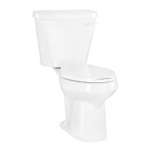 Mansfield Plumbing 385-376RHWHT - Summit Pro 1.6 Elongated SmartHeight 10'' Rough-In Toilet Combination