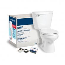 Mansfield Plumbing 038010017 - Summit 1.6 Round Complete Toilet Kit
