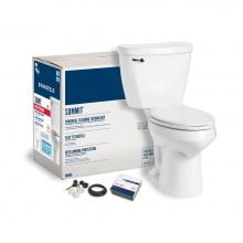 Mansfield Plumbing 038410017 - Summit 1.6 Elongated SmartHeight Complete Toilet Kit