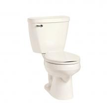 Mansfield Plumbing 380-387BIS - Summit 1.28 Round Toilet Combination