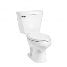 Mansfield Plumbing 382-387LTWHT - Summit 1.28 Elongated Toilet Combination