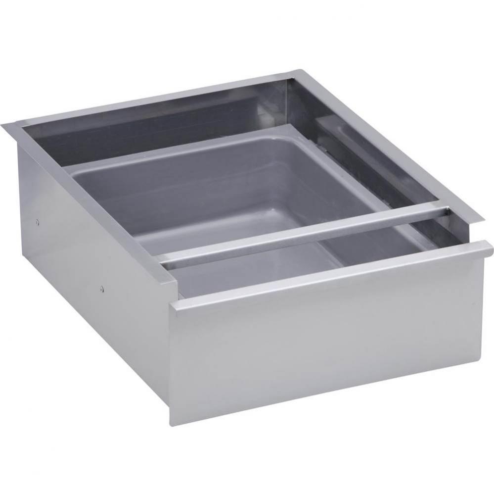 Poly Slide Single Drawer, with 15&apos;&apos; x 20&apos;&apos; plastic liner
