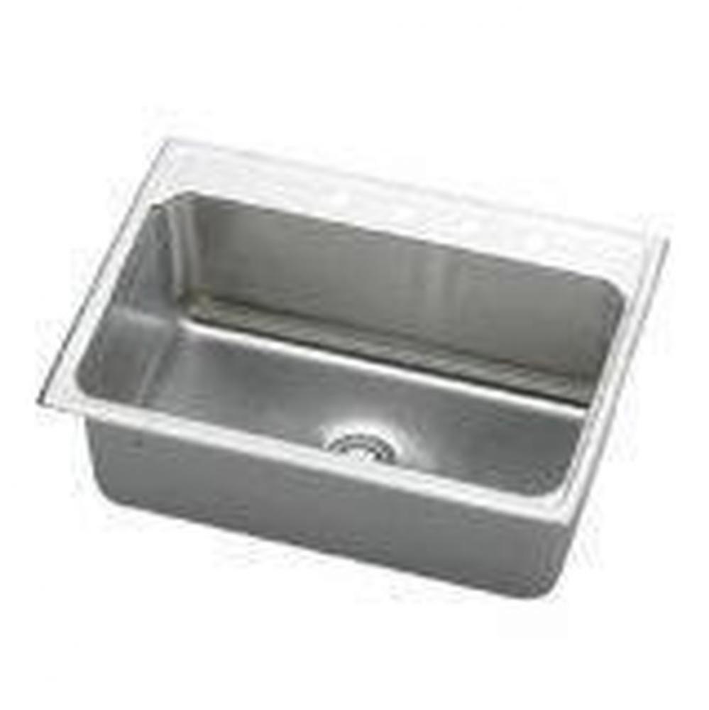 18 Gauge Stainless Steel 31&apos;&apos; x 22&apos;&apos; x 11.625&apos;&apos; Single Bowl Drop-in