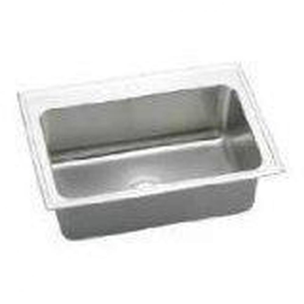 18 Gauge Stainless Steel 33&apos;&apos; x 22&apos;&apos; x 11.625&apos;&apos; Single Bowl Drop-in