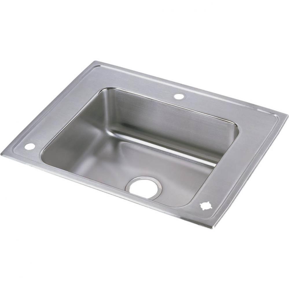 Lustertone Classic Stainless Steel 28&apos;&apos; x 22&apos;&apos; x 4&apos;&apos;, Single Bowl Dr