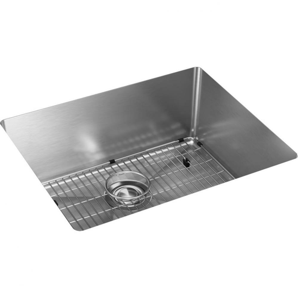 18 Gauge Stainless Steel 22.5&apos;&apos; x 18.5&apos;&apos; x 9&apos;&apos; Single Bowl Undermoun