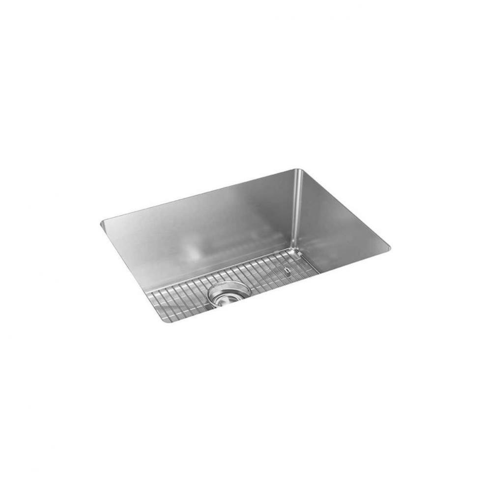 16 Gauge Stainless Steel 23.5&apos;&apos; x 18.25&apos;&apos; x 10&apos;&apos; Single Bowl Undermo