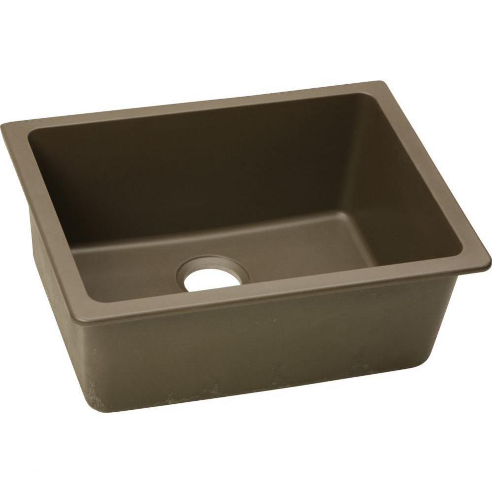 Quartz Classic 24-5/8&apos;&apos; x 18-1/2&apos;&apos; x 9-1/2&apos;&apos; Single Bowl Undermount