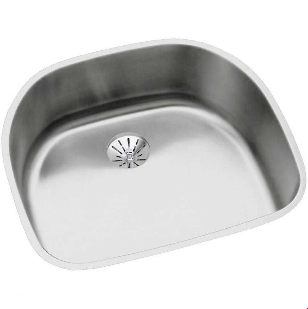 18 Gauge Stainless Steel 23.625&apos;&apos; x 21.25&apos;&apos; x 7.5&apos;&apos; Single Bowl Unde