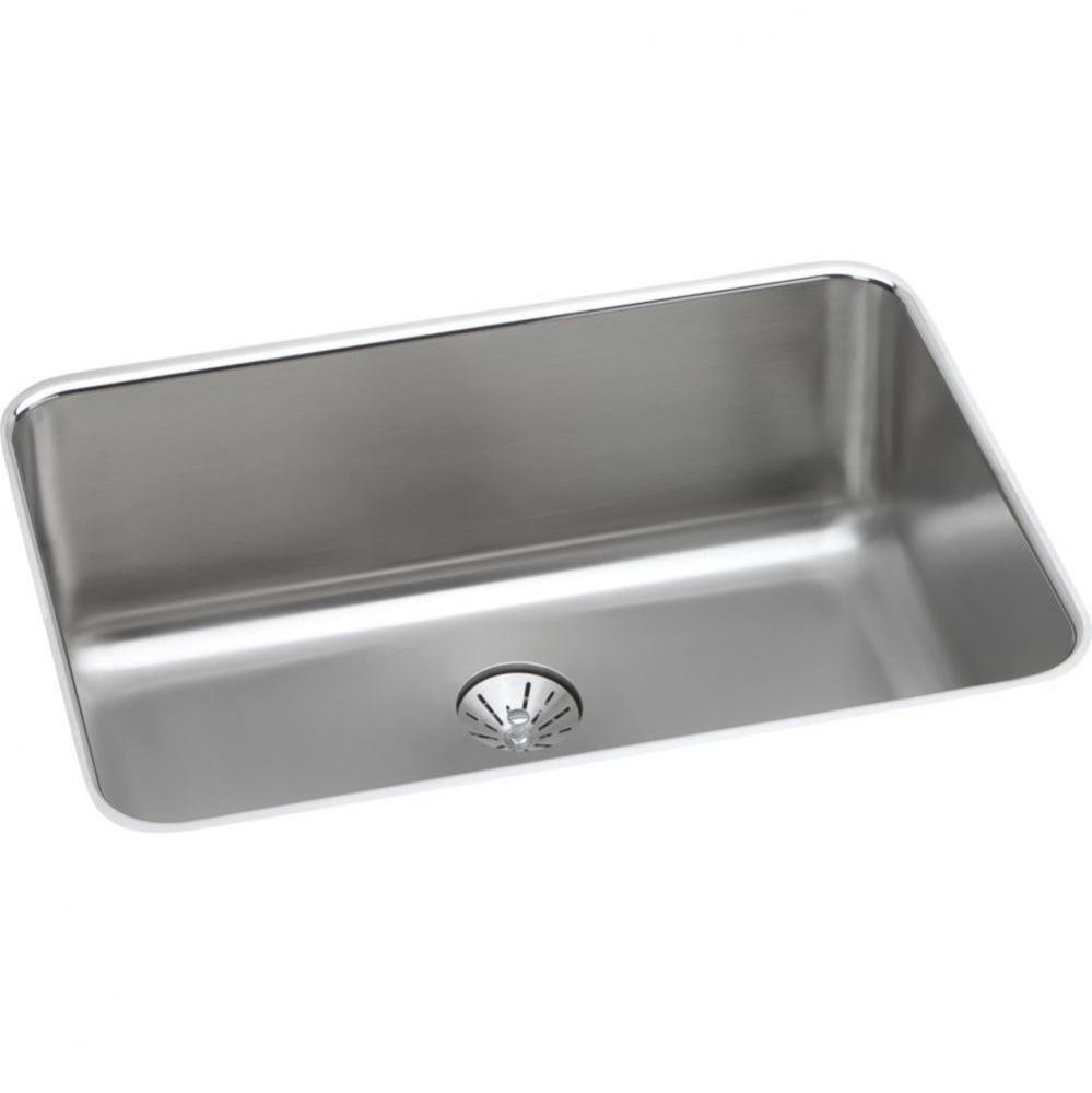 18 Gauge Stainless Steel 26.5&apos;&apos; x 18.5&apos;&apos; x 10&apos;&apos; Single Bowl Undermou