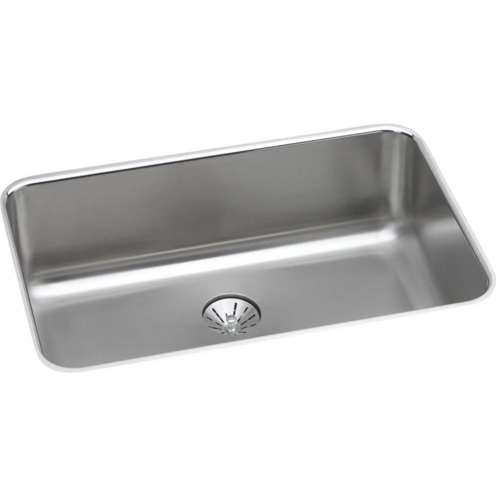 18 Gauge Stainless Steel 26.5&apos;&apos; x 18.5&apos;&apos; x 8&apos;&apos; Single Bowl Undermoun