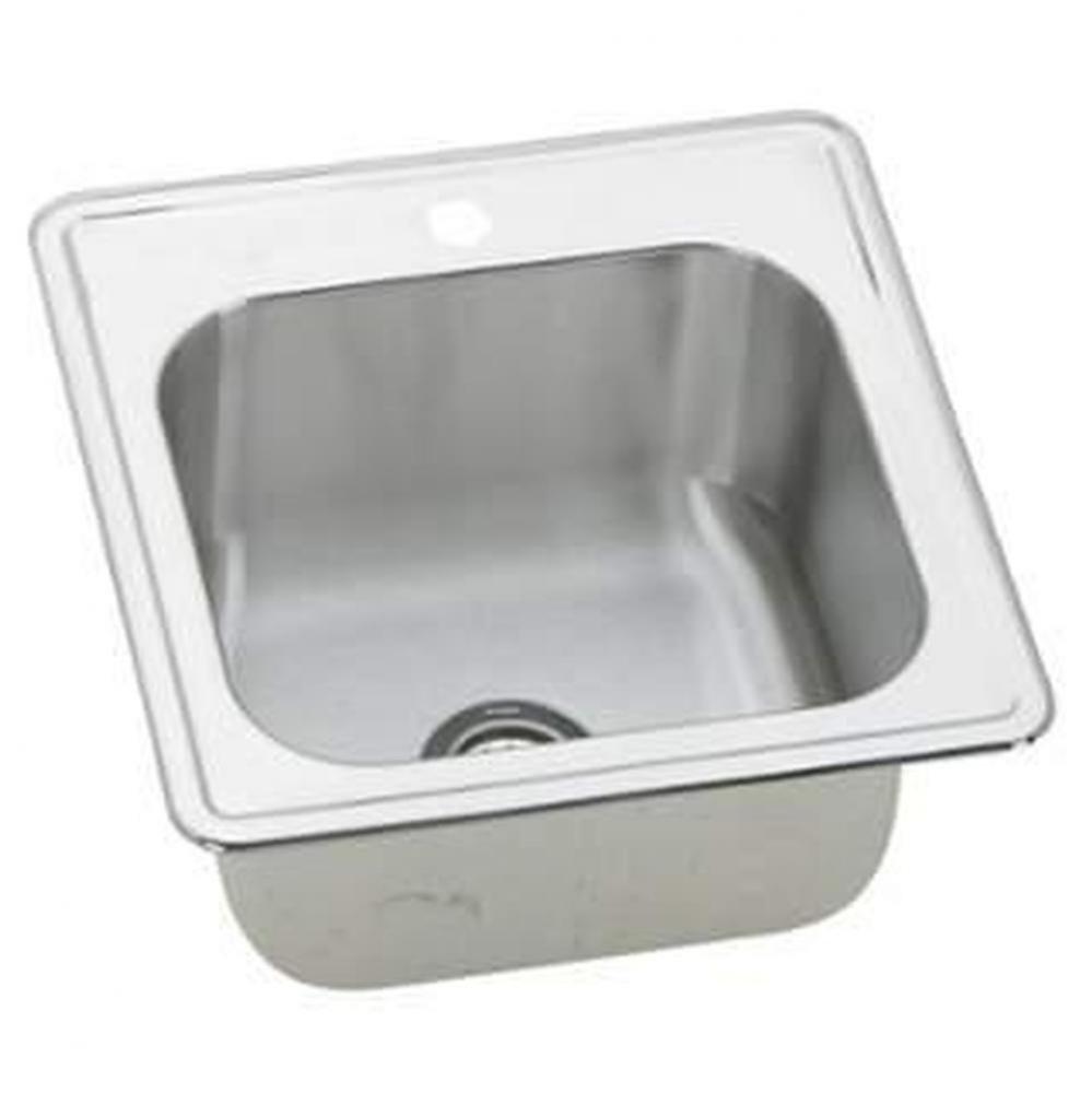 20 Gauge Stainless Steel 20&apos;&apos; x 20&apos;&apos; x 10.125&apos;&apos; Single Bowl Drop-in