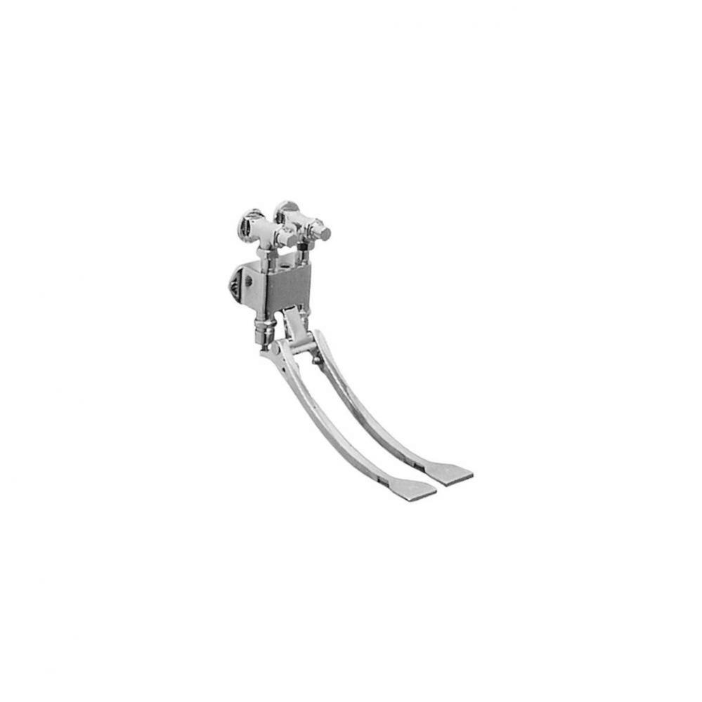 DBL PEDAL VALVE W/MTG PKG