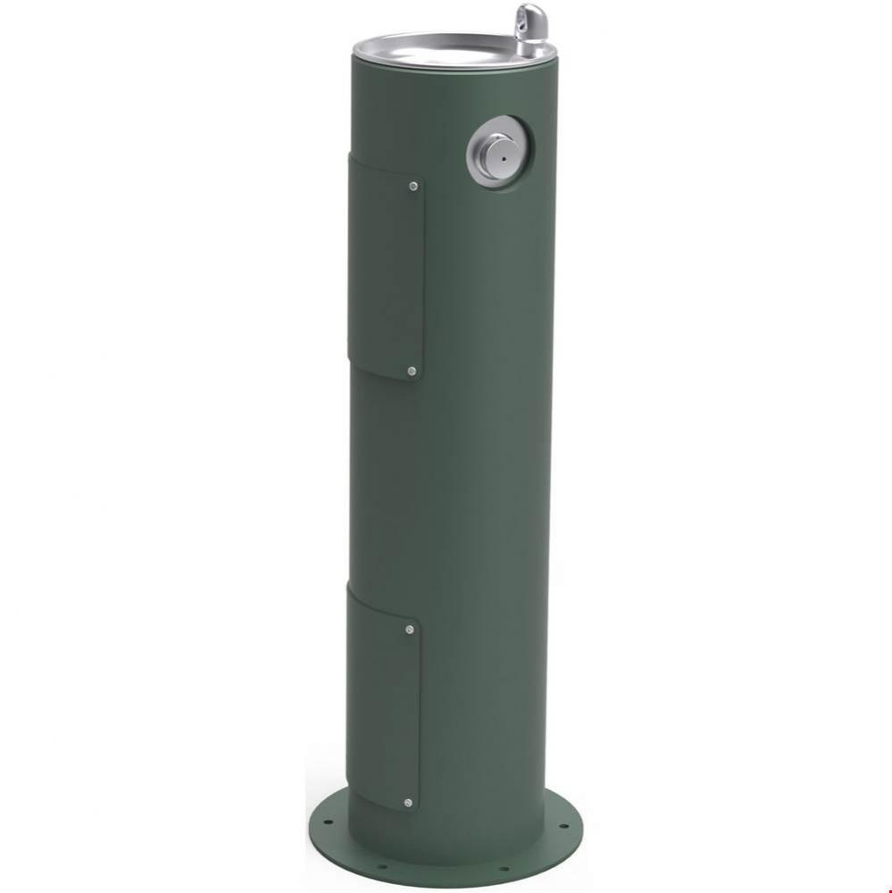 Outdoor Fountain Pedestal Non-Filtered, Non-Refrigerated Freeze Resistant Evergreen
