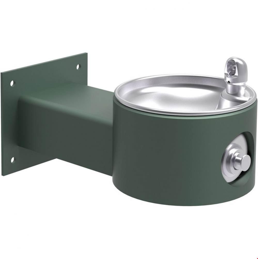 Outdoor Fountain Wall Mount Non-Filtered, Non-Refrigerated Freeze Resistant Evergreen