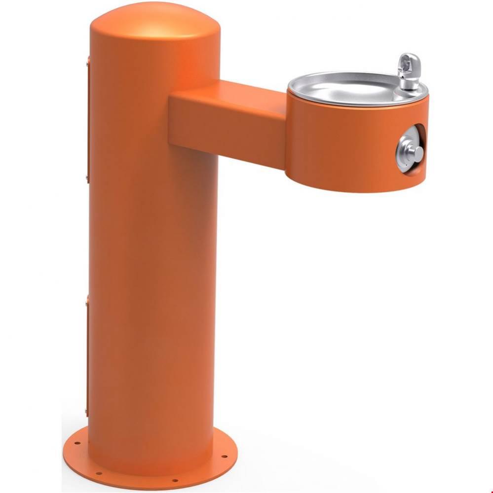 Outdoor Fountain Pedestal Non-Filtered, Non-Refrigerated Freeze Resistant Orange