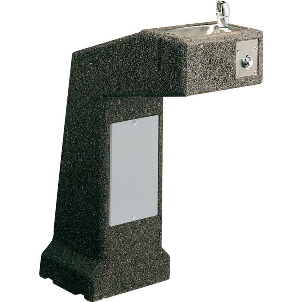 Outdoor Stone Fountain Pedestal Non-Filtered, Non-Refrigerated Freeze Resistant