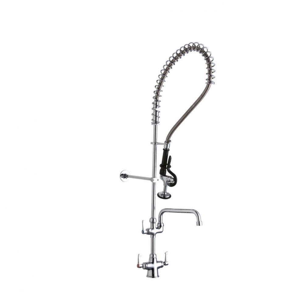 DUAL LVR FAUCET-PRE RINSE-LF