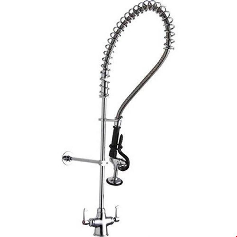 DUAL LVR FAUCET-PRE RINSE-LF