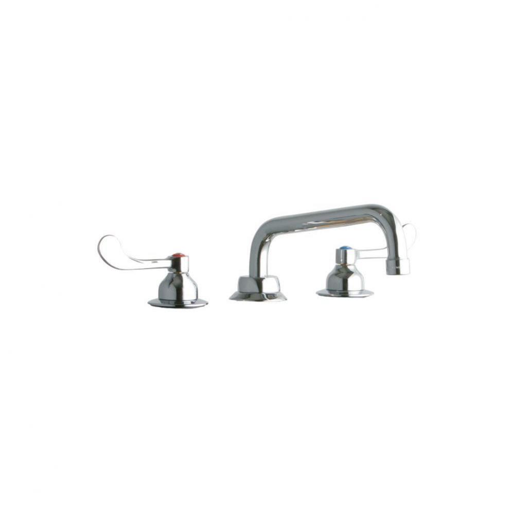 DECK MNT WS, TUBE 8IN SPT, 1PC WRIST BLD HNDL, 4IN