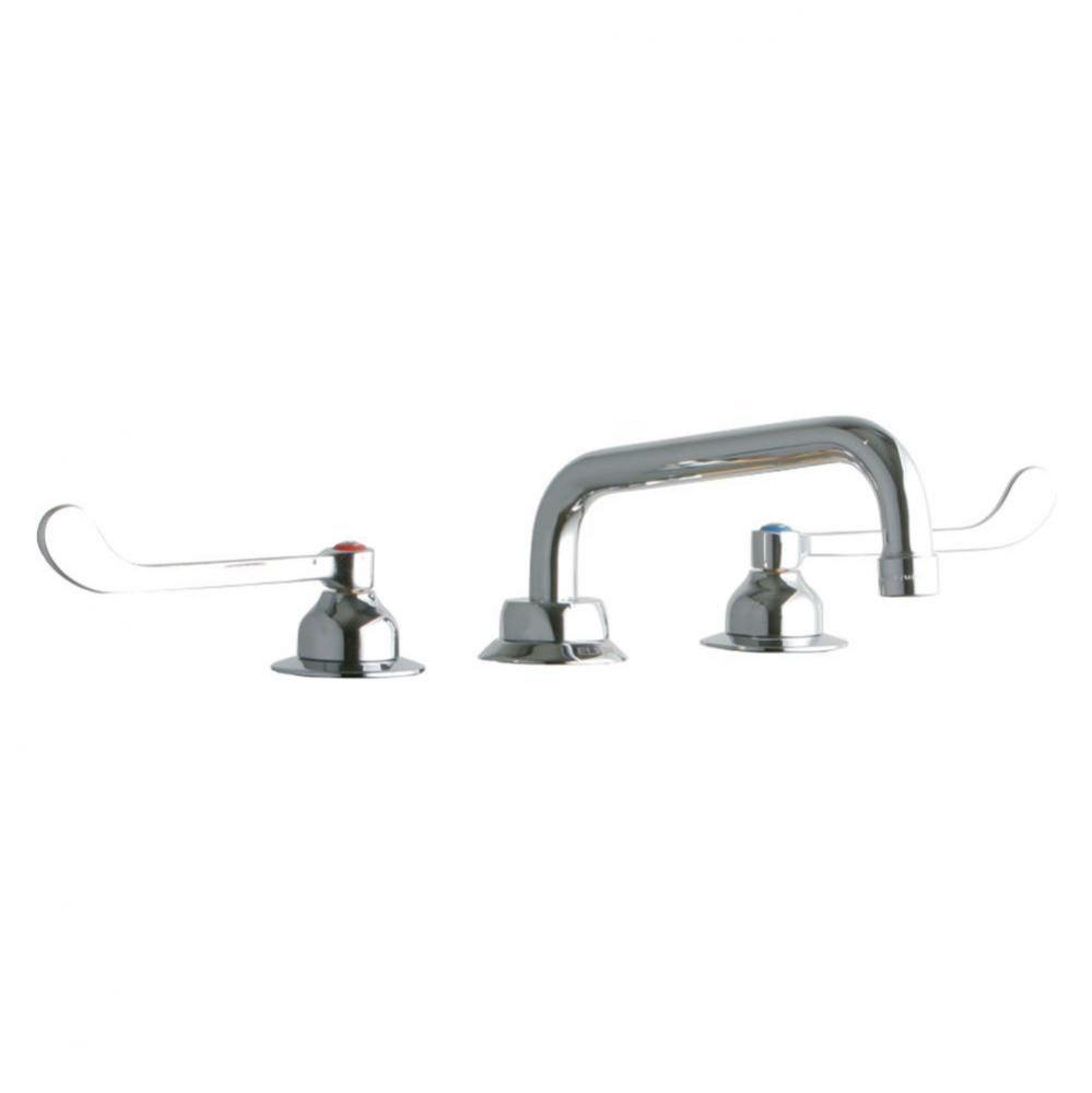 DECK MNT WS, TUBE 8IN SPT, 1PC WRIST BLD HNDL, 6IN