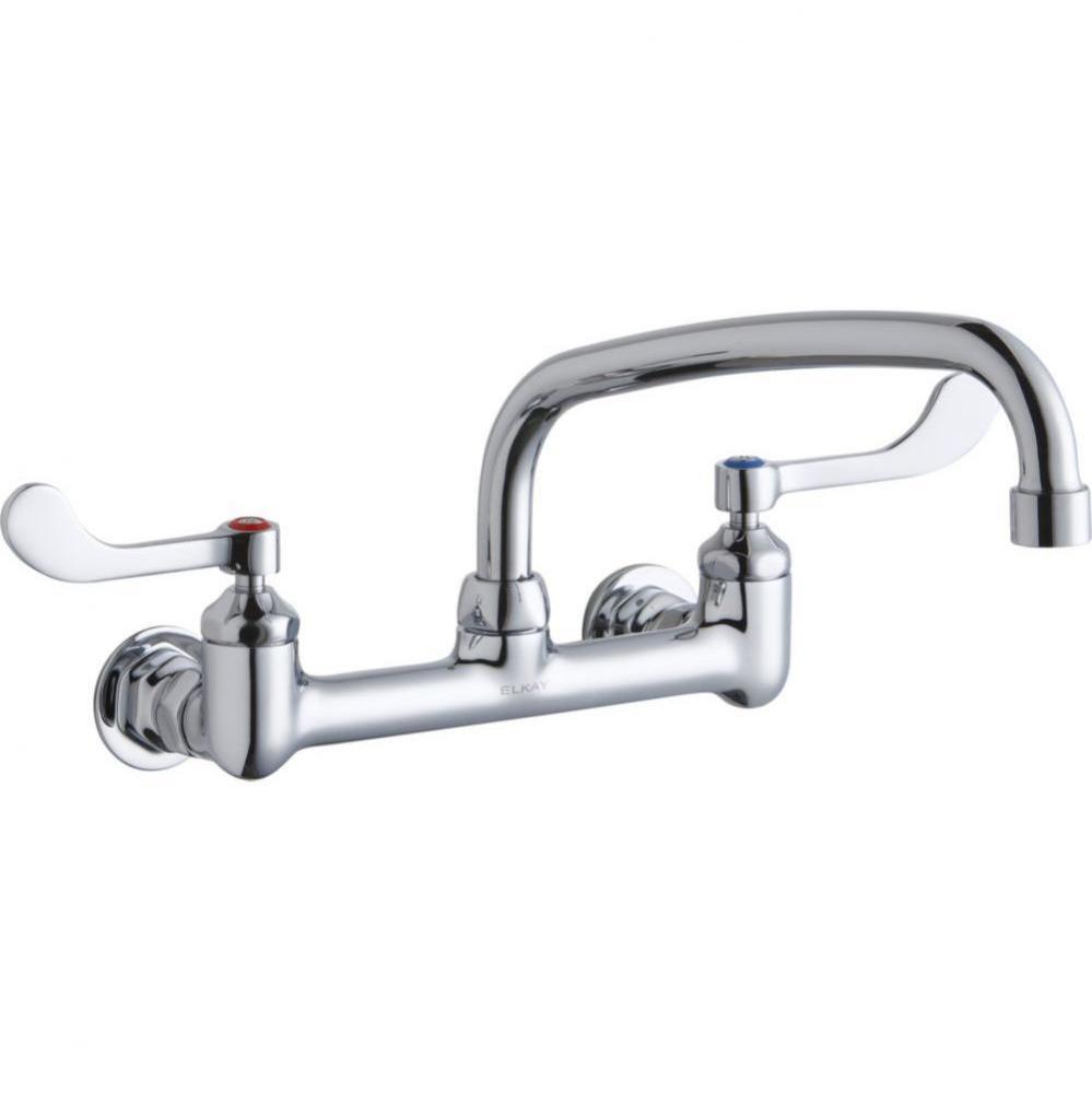 WALL MNT 8IN, AT 10IN SPT, 1PC WRIST BLD HNDL, 4IN, 1/2IN HW