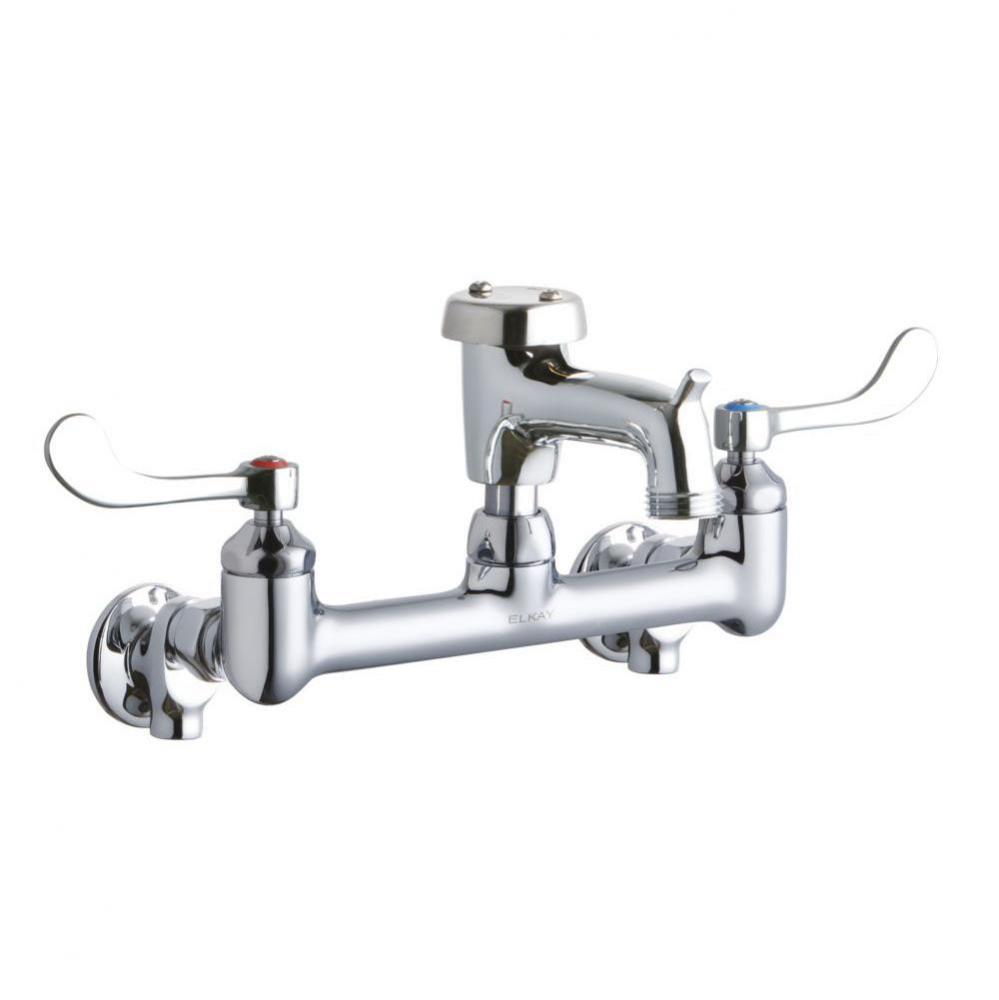 WALL MNT 8IN, BUCKET HK POL 3IN SPT, 1PC WRIST BLD HNDL, 4IN