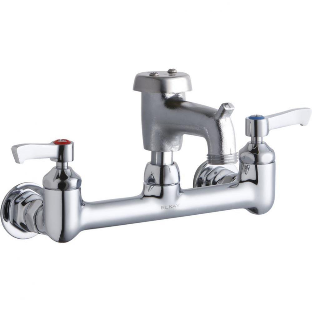 WALL MNT 8IN, BUCKET HK 3IN SPT ROUGH, LVR HNDL, 2IN, 1/2IN