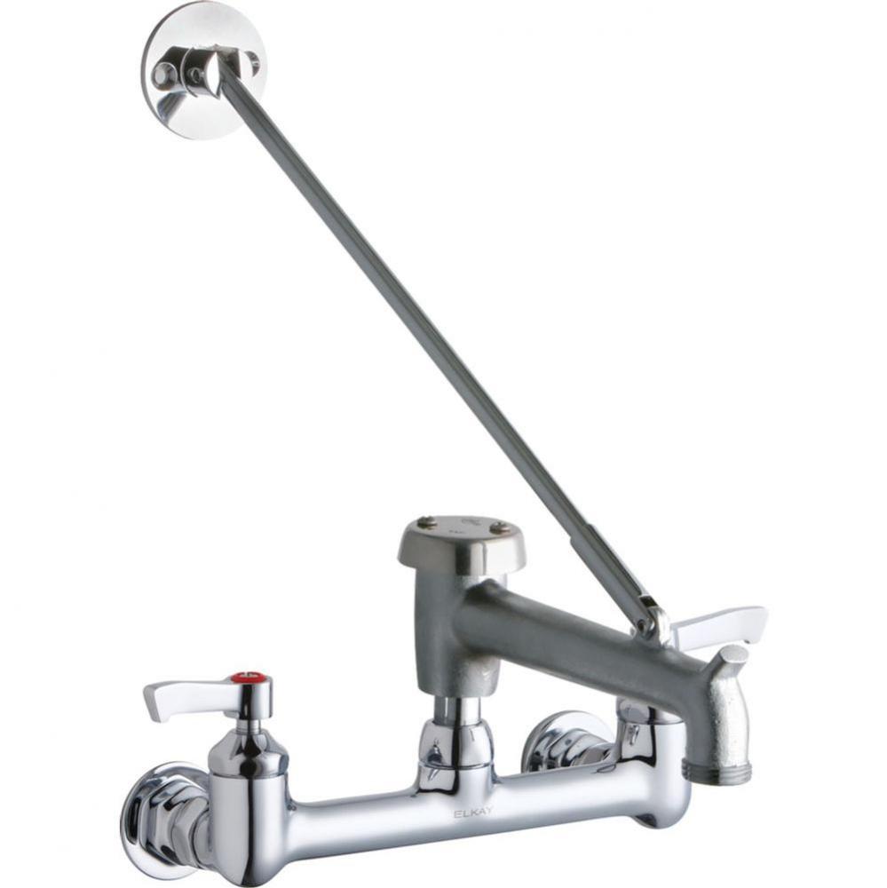 WALL MNT 8IN, BUCKET HK 7IN SPT ROUGH, LVR HNDL, 2IN, 1/2IN