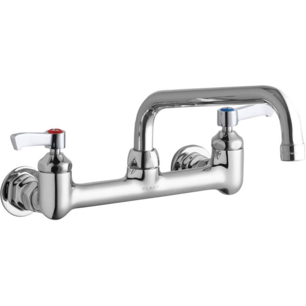WALL MNT 8IN, TUBE 8IN SPT, LVR HNDL, 2IN, 1/2IN HW