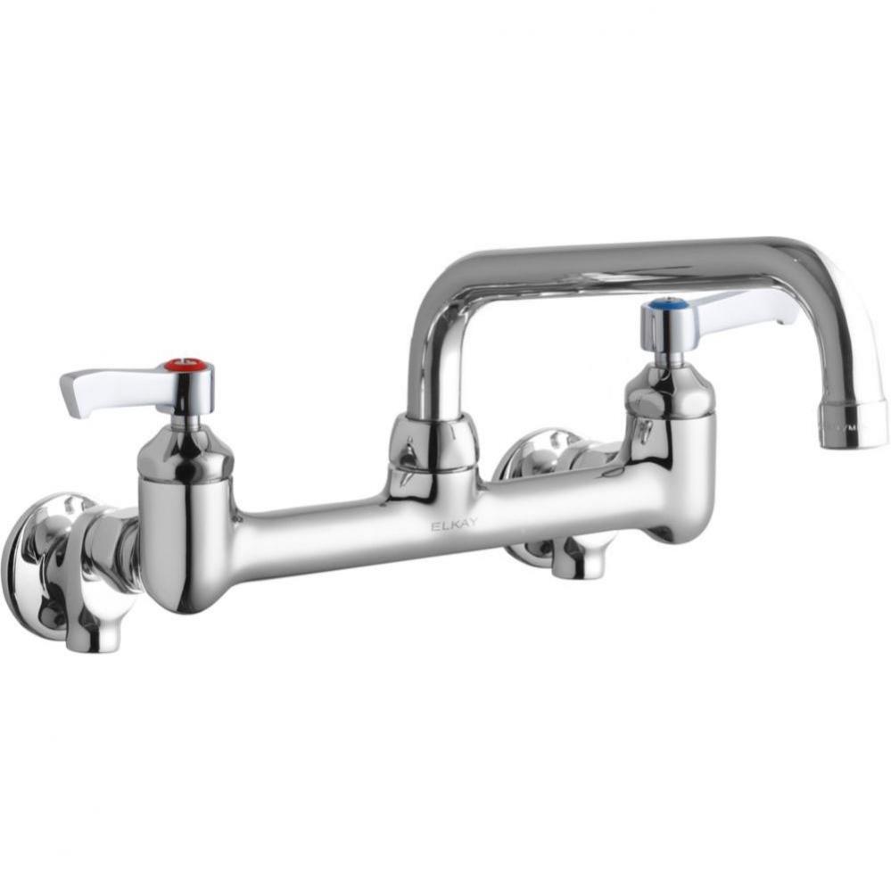 WALL MNT 8IN, TUBE 8IN SPT, LVR HNDL, 2IN, SHUT OFF