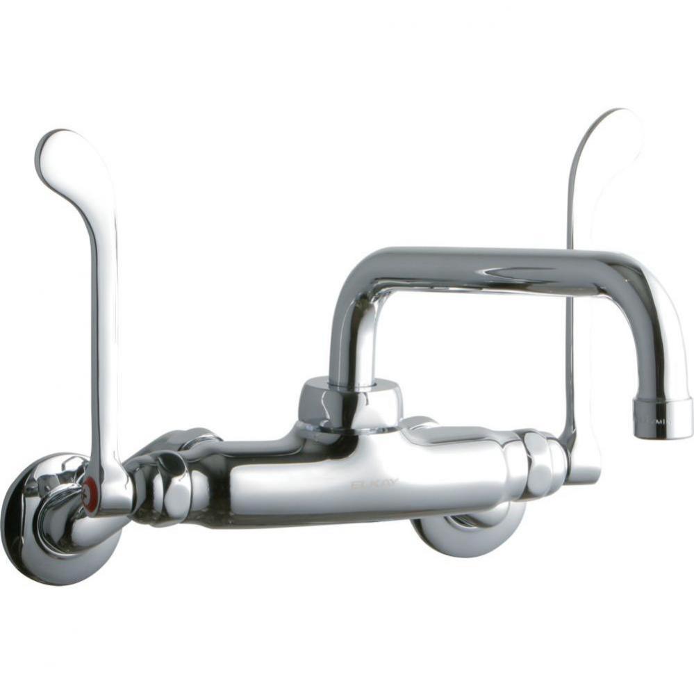 WALL MNT 4IN, TUBE 8IN SPT, 1PC WRIST BLD HNDL, 6IN, 2IN HW