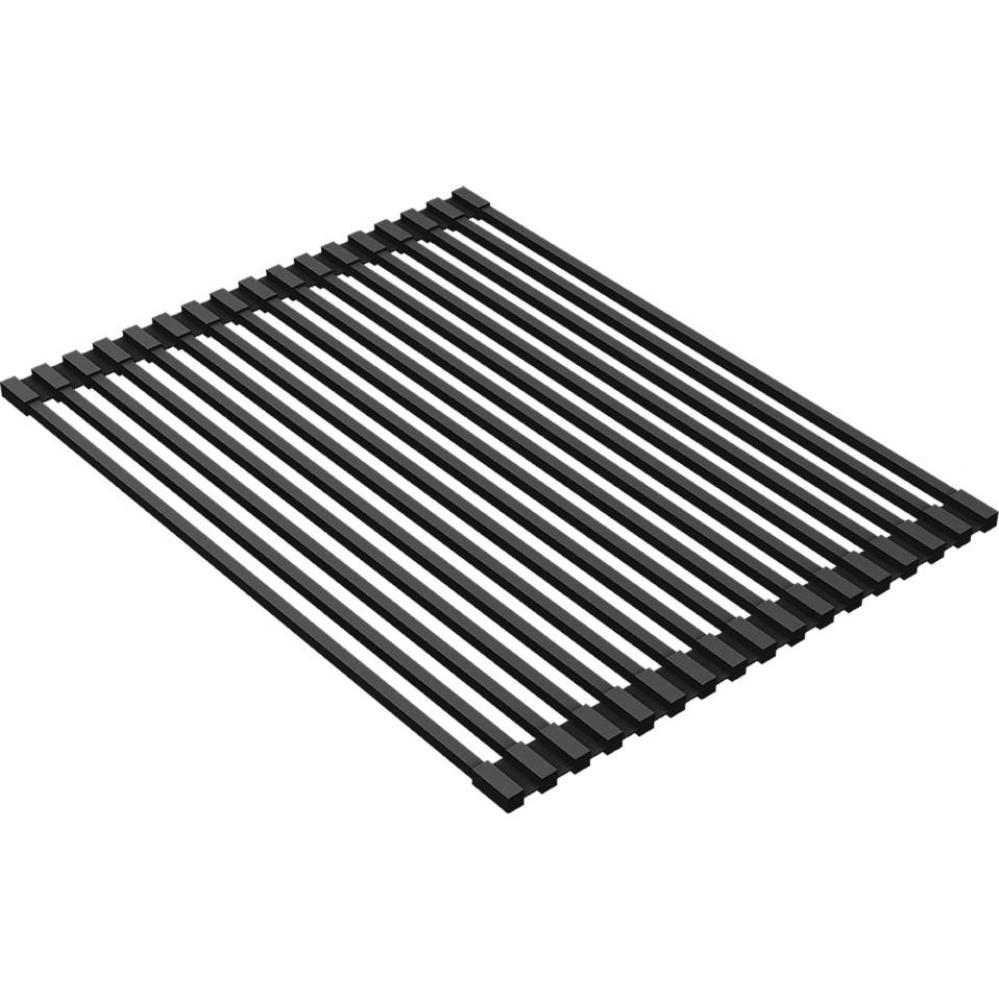 CROSSTOWN STAINLESS BLACK SILICONE COATED DRYING RACK 12&apos;&apos; X 17&apos;&apos;