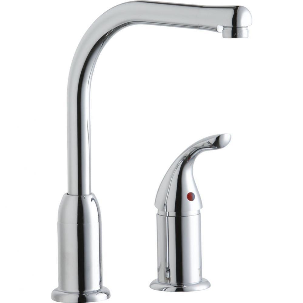 Everyday Kitchen Faucet with Remote Lever Handle Restricted Spout Chrome