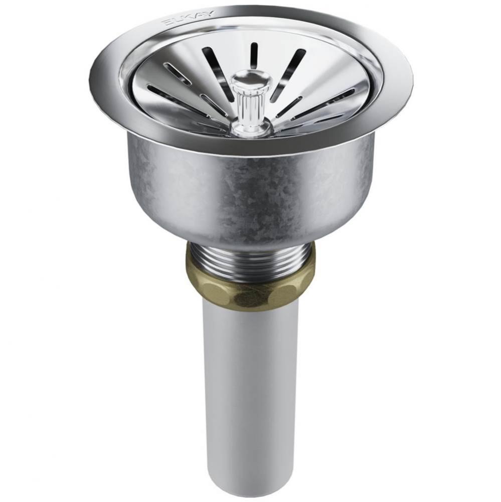 Perfect Drain Fitting Type 304 Stainless Steel Body, and Strainer Chrome