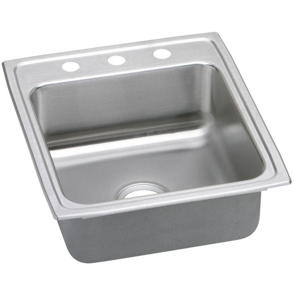 18 Gauge Stainless Steel 19.5&apos;&apos; x 22&apos;&apos; x 10.125&apos;&apos; Single Bowl Drop-i