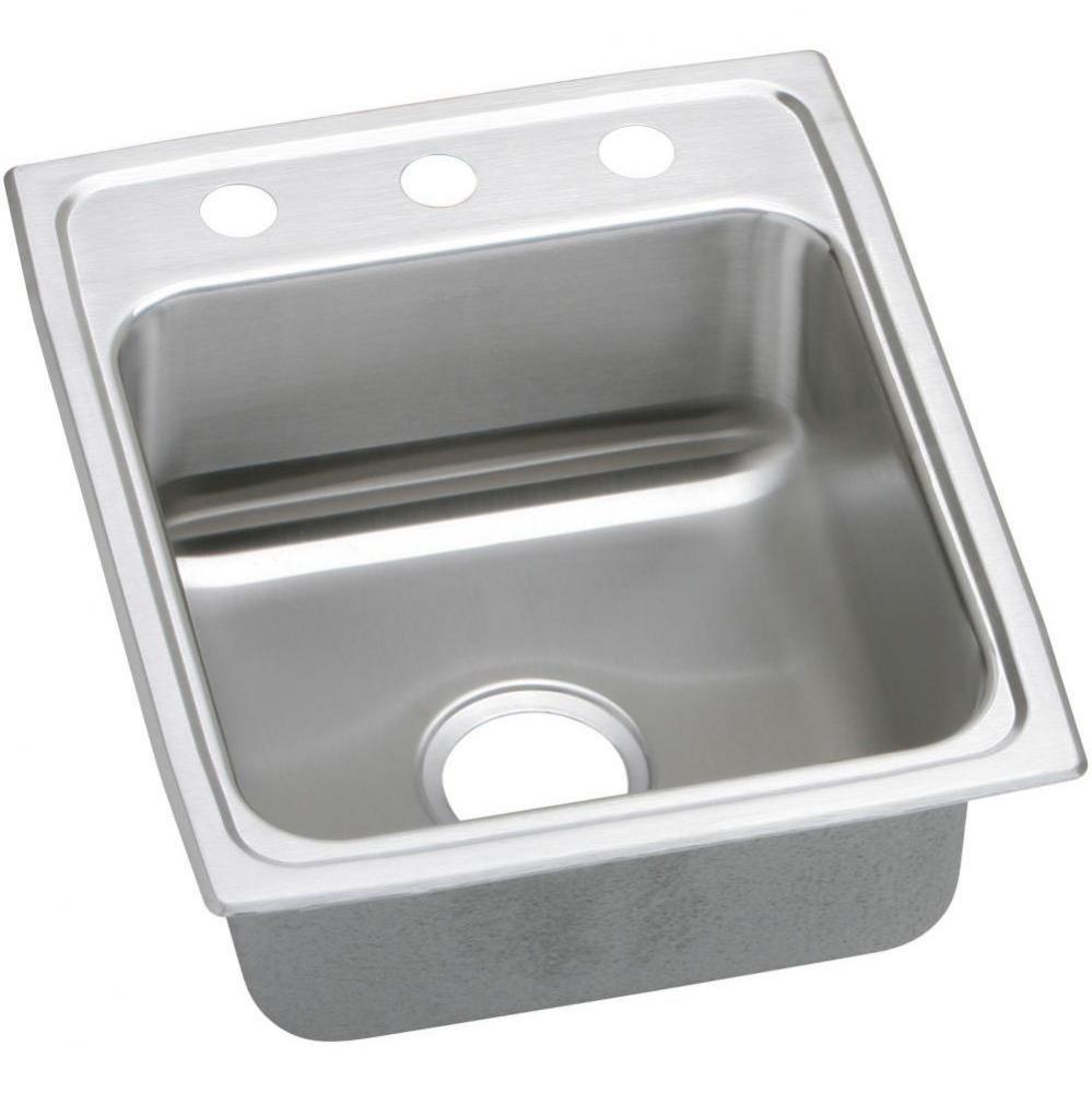 Lustertone Classic Stainless Steel 17&apos;&apos; x 20&apos;&apos; x 6&apos;&apos;, Single Bowl Dr