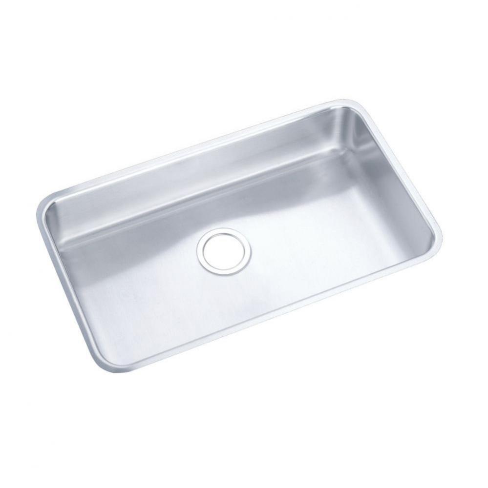 Pursuit Stainless Steel 30-1/2&apos;&apos; x 18-1/2&apos;&apos; x 7-1/2&apos;&apos;, Single Bowl U